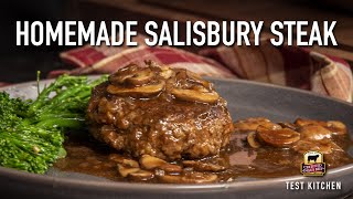 Salisbury Steak Recipe  Easy One Pan Meal [upl. by Otsugua]