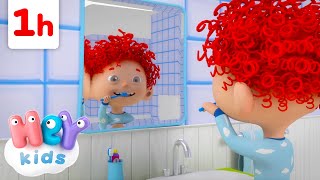 Its Time to Wake Up  Brush Your Teeth Song for Kids  HeyKids Nursery Rhymes [upl. by Quinton]