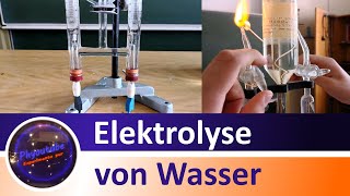 Elektrolyse von Wasser [upl. by Lamonica]