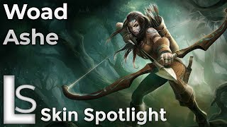 Woad Ashe  Skin Spotlight  Woad Collection  League of Legends [upl. by Giarla]