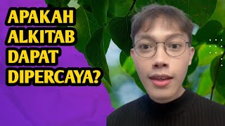 APAKAH ALKITAB DAPAT DIPERCAYA  ELIA MYRON [upl. by Kcirred36]