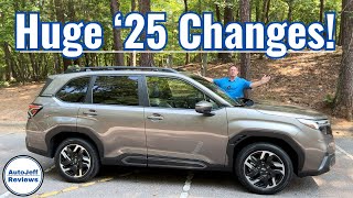 Whats New  2025 Subaru Forester  Huge Changes amp Upgrades [upl. by Trelu]