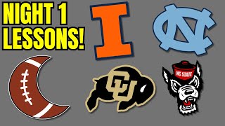 College Football Week 1 Thursday Night Takeaways And Lessons Learned [upl. by Marashio866]