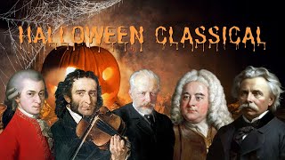 Classical Music for Halloween  A Witchy Playlist Mozart Brahms Grieg Litvinovsky [upl. by Vinna]