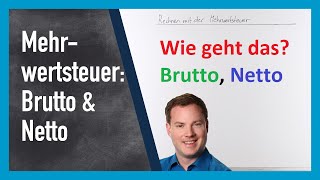 Mehrwertsteuer Brutto amp Netto berechnen [upl. by Gemperle]