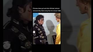 Princess Diana got sad when Michael Jackson removed Dirty Dianafrom his concert in 1988 [upl. by Aizti641]