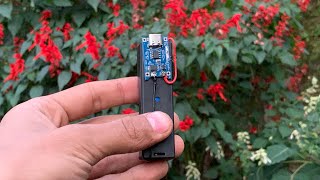 How to Make LiIon 18650 Battery Charger from TP 4056 moduleTop electronics project you must watch [upl. by Imrots]