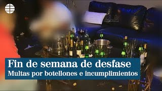 Fin de semana de desfase Miles de multas por botellones e incumplimientos en España [upl. by Klayman]