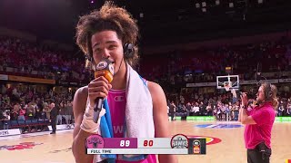 Trentyn Flowers postgame interview vs Illawarra Hawks  Round 3 NBL24 [upl. by Dayle]