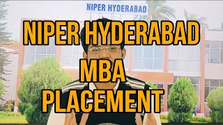 NIPER Hyderabad MBA Placement  Pharma MBA Placement by Vaibhav Sangle [upl. by Alegnave750]