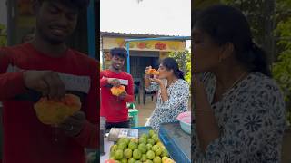 கையிலயே பிச்சி சாப்பிடலாம்🍑 Papaya  பப்பாளி பழம் villagelife nature fruit healthtips herbal [upl. by Tuinenga]