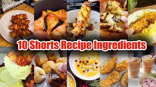 Quick amp Crispy Air Fryer Series 10 Shorts Recipes Ingredients [upl. by Enytsirhc]