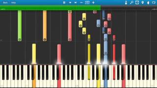 ABBA  Chiquitita  Piano Tutorial  How to play  Synthesia Cover [upl. by Lehacim]