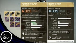 Destiny  Vex Mythoclast or Nercochasm 323339 Attack [upl. by Gittel]