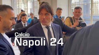 CONTE a NAPOLI accolto da EROE 💙🙌 Guardate che succede dopo la presentazione [upl. by Mroz202]