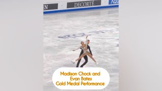 2024 ISU World Figure Skating ChampionshipIce Dance Gold Medal Performance Chock amp Bates [upl. by Werdma]