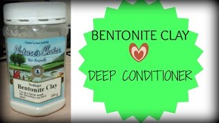 Natural Hair  Bentonite Clay Deep Conditioner 4B4C Hair [upl. by Stanford]