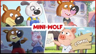 🐺 Mini Wolf  Episodes 5 to 8  COMPILATION  SEASON 2 [upl. by Anirhtak]