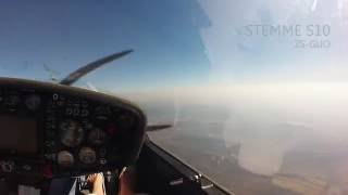 My First Gliding experience in a Stemme S10  GOPRO Hero 3 [upl. by Kamp]