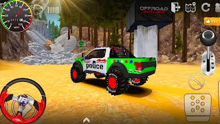 Offroad Police Car 4 Player Mud Racing  3D Driving Cars IOS Android Gameplayer  Offroad Outlaws [upl. by Nnaaihtnyc]