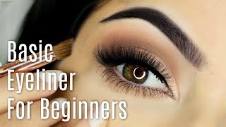 Beginners Eyeliner Makeup Tutorial  How To Apply Eyeliner [upl. by Hut]