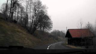 Col de la Colombière  Le Reposoir avant larrivée de la neige [upl. by Ennovihc]