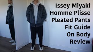 Issey Miyake Homme Plisse Fit Guide  Review  OnBody [upl. by Ahsyla]