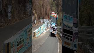 Bus And Car Van Turning Yercaud Hills Driving Salem [upl. by Osmond884]