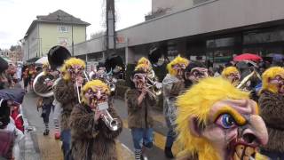 Guggemuusig Birsblootere Birsfelden  Birsfelder Fasnacht 13022016 [upl. by Atiuqihs]