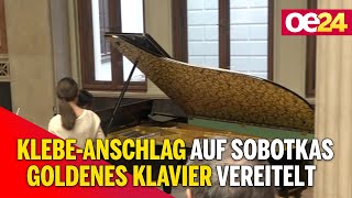 KlebeAnschlag auf Sobotkas Goldenes Klavier vereitelt [upl. by Anelle]