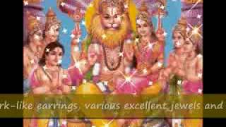 Sri Narasimha Ashtakam with meanings [upl. by Senoj]