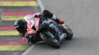 IDM am Sachsenring 2024 Pro Superstock 1000 Cup Rennen1 02 [upl. by Vokaay]