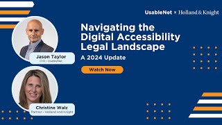 Navigating the Digital Accessibility Legal Landscape A 2024 Update [upl. by Mayram959]