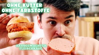 Leberkäse und Fleischkäse Zuhause selber machen  Ohne Kutter oder Farbstoffe [upl. by Naelcm659]