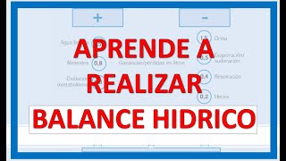 Aprende a realiza un balance hidrico incluye calculo de agua metabolica [upl. by Olmstead]