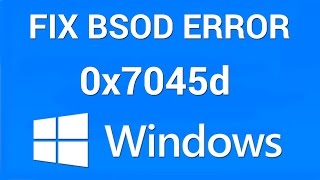 How to Fix Stop Error 0x8007045d [upl. by Elokin]