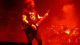 Slayer feat Gary Holt  Angel of Death solo amp outro 1732011 Helsinki Finland [upl. by Chita]