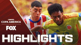 Colombia vs Paraguay Highlights  2024 Copa América [upl. by Bianka881]