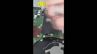 How to disassembly notebook ASUS ROG GL553VD to replace thermal paste [upl. by Frannie585]