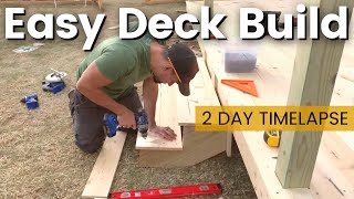 Building an 8x16 Deck in 2 Days [upl. by Eri]