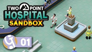 😷 Building The Best Looking Hospital  Lets Play Two Point Hospital Sandbox Ep 1 AD [upl. by Revolc527]