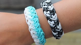 Rainbow Loom Nederlands Holiday armband [upl. by Etteniuq285]