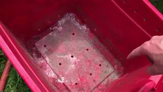 Perlite Plant Propagation Tote Construction  Part 1 [upl. by Chemarin]