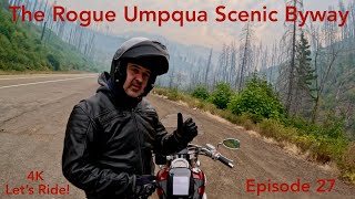 Rogue Umpqua Scenic Byway  Motorcycle Ride  4K  Episode 27 [upl. by Amand]