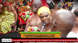 colourful celebration as Otumfuo Osei Tutu ll marks 6th Akwasidae in UK [upl. by Gomar265]