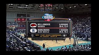 GHSA 6A Boys Final Norcross vs Hillgrove  March 9 2013 [upl. by Elleval]