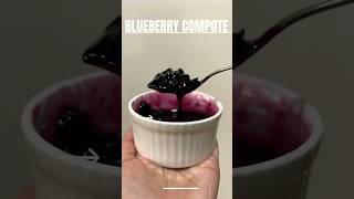 Blueberry compote The perfect topping for yoghurt pancakes ice cream or even cheesecakes [upl. by Ezarra]