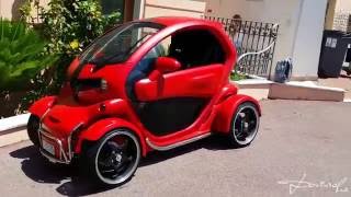 Renault Twizy Red in Monaco [upl. by Drannek438]