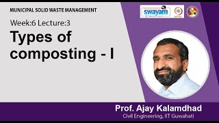 Lec 26 Types of composting  I [upl. by Natalya]