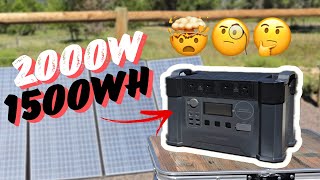 ALLPOWERS S2000 Full Review MASSIVE POWER  400W Foldable Solar Panel portable power station [upl. by Lombardo]